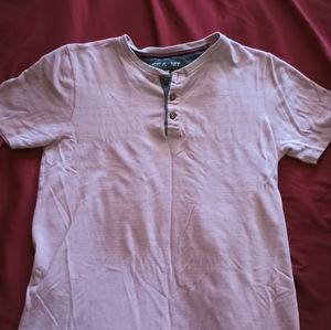 Pink medium free planet button shirt